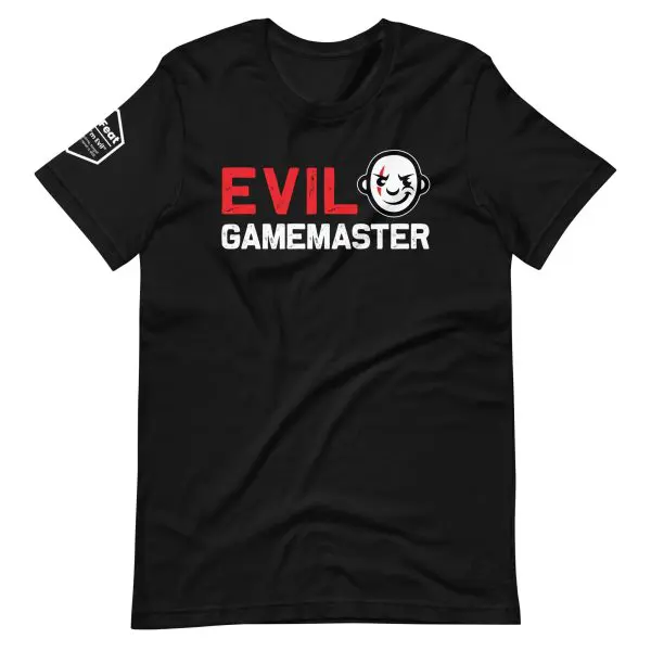 Evil Gamemaster Unisex t-shirt